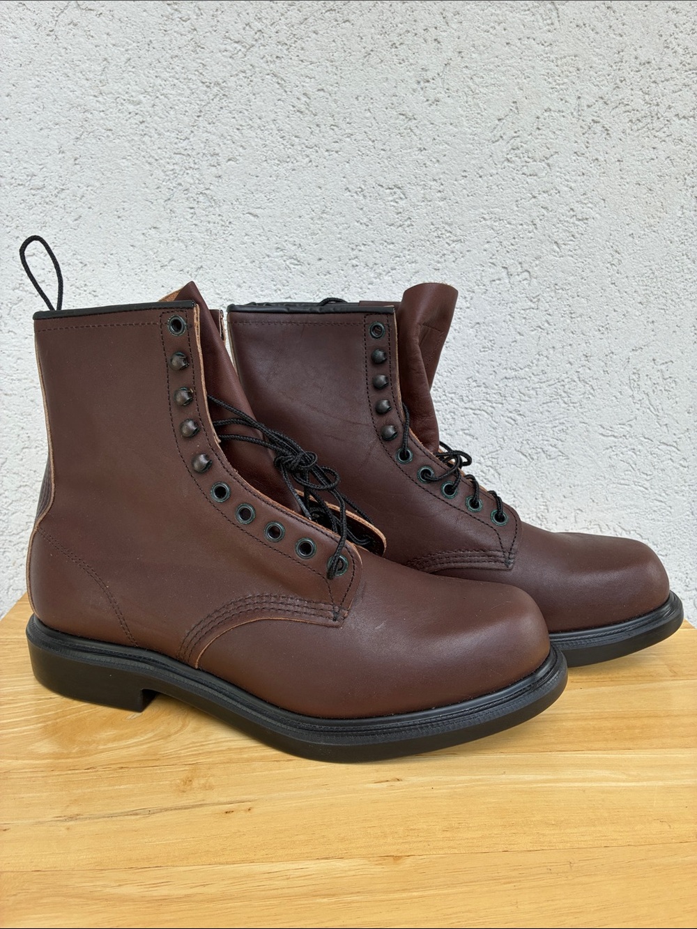Red Wing Shoes Brown Leather Lace-Up Work Boots nearly new but need work - Picture 2 of 13